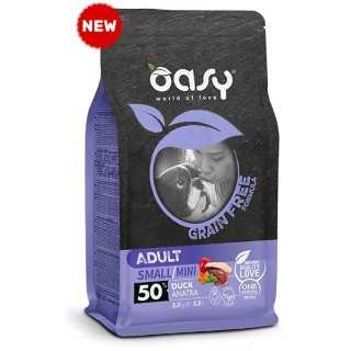 Oasy Dog Grain Free Adult Small/Mini Anatra 2,5 Kg.