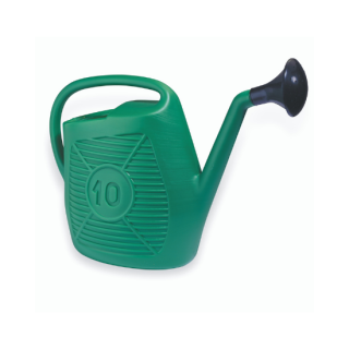 ;Annaffiatoio da Giardino 10 Litri in Plastica Dura Verde 100% Riciclabile Eco-Giardino - Ecoplast