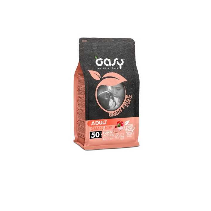 Oasy Dog Grain Free Adult Small/Mini Tacchino 2,5 Kg.