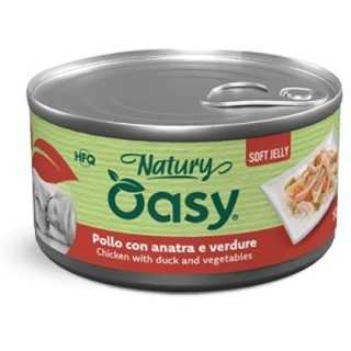 Oasy Dog Natury Soft Jelly - Pollo Con Anatra & Verdure 150 Gr.