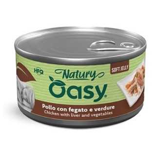 Oasy Dog Natury Soft Jelly - Pollo Con Fegato & Verdure 150 Gr.