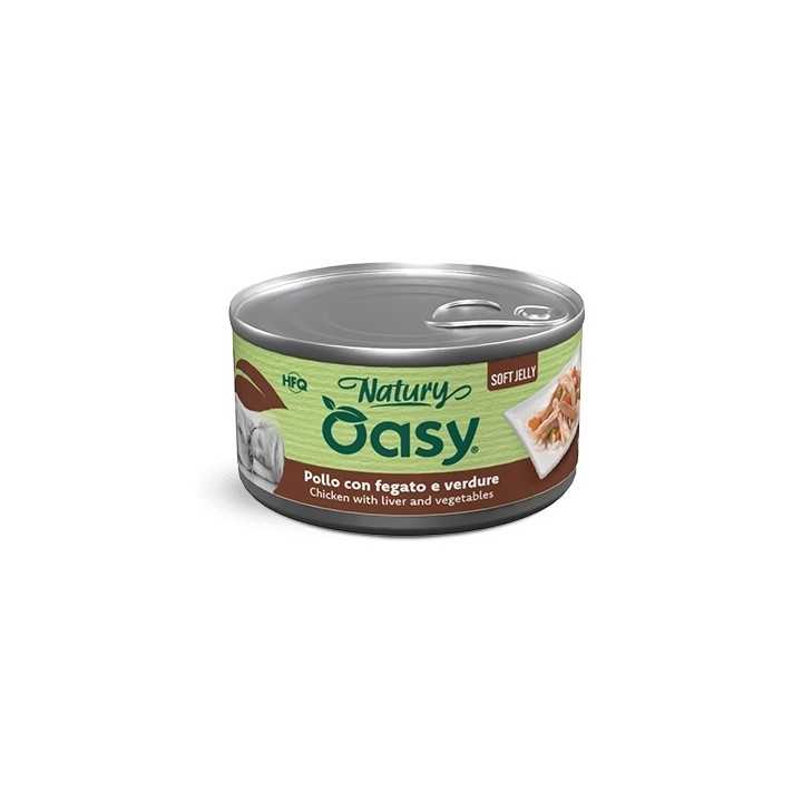Oasy Dog Natury Soft Jelly - Pollo Con Fegato & Verdure 150 Gr.