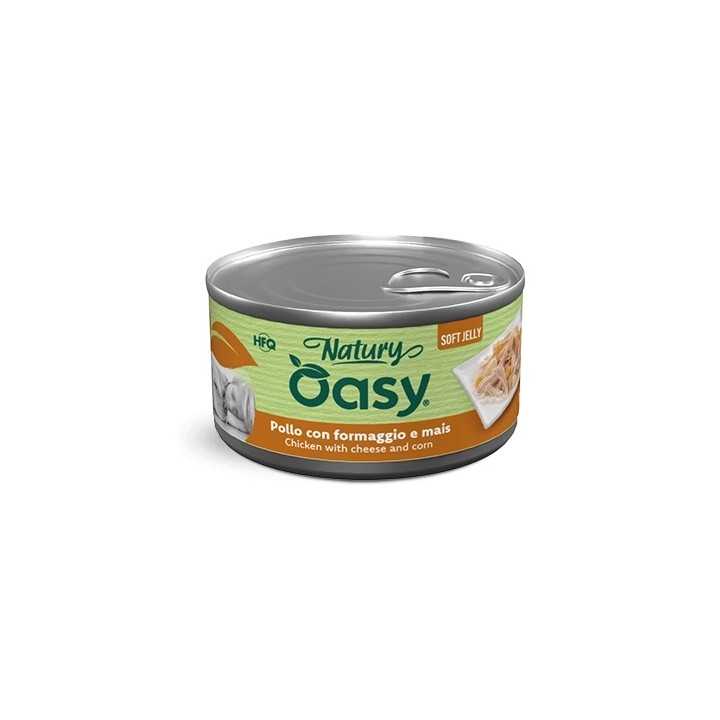 Oasy Dog Natury Soft Jelly - Pollo Con Formaggio & Mais 150 Gr.