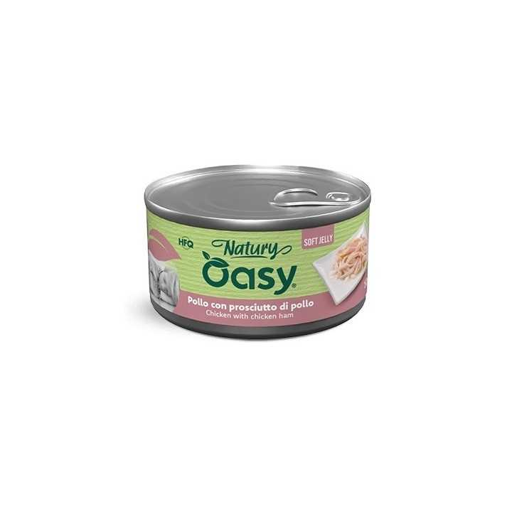 Oasy Dog Natury Soft Jelly - Pollo Con Prosciutto Di Pollo 150 Gr.