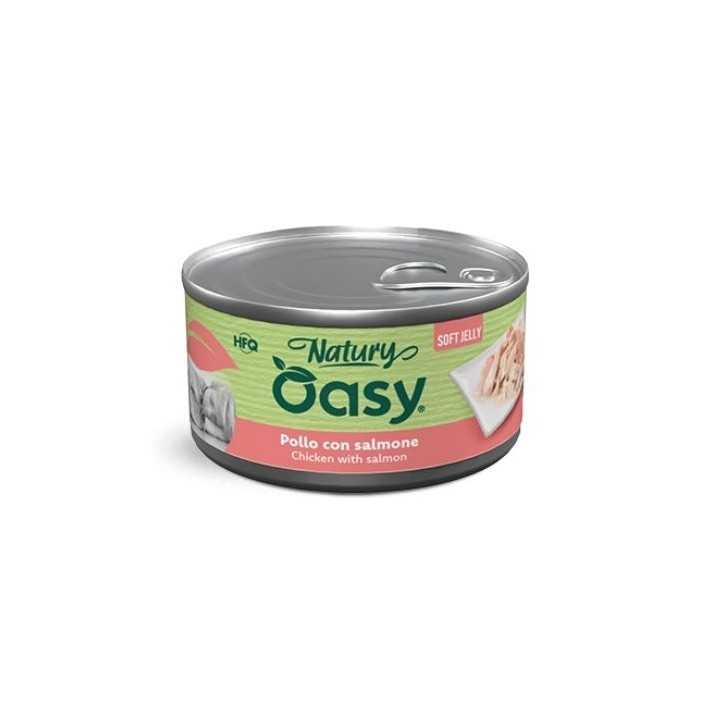 Oasy Dog Natury Soft Jelly - Pollo Con Salmone 150 Gr.
