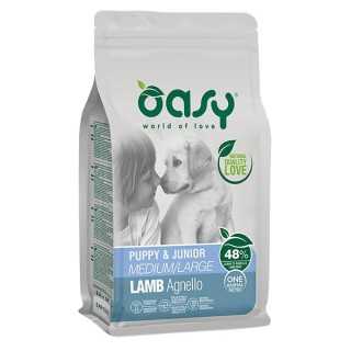 Oasy Dog Puppy & Junior Medium/Large Agnello 2,5 Kg.