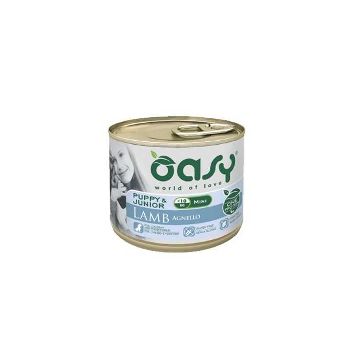 Oasy Dog Puppy & Junior Mini Agnello 200 Gr.