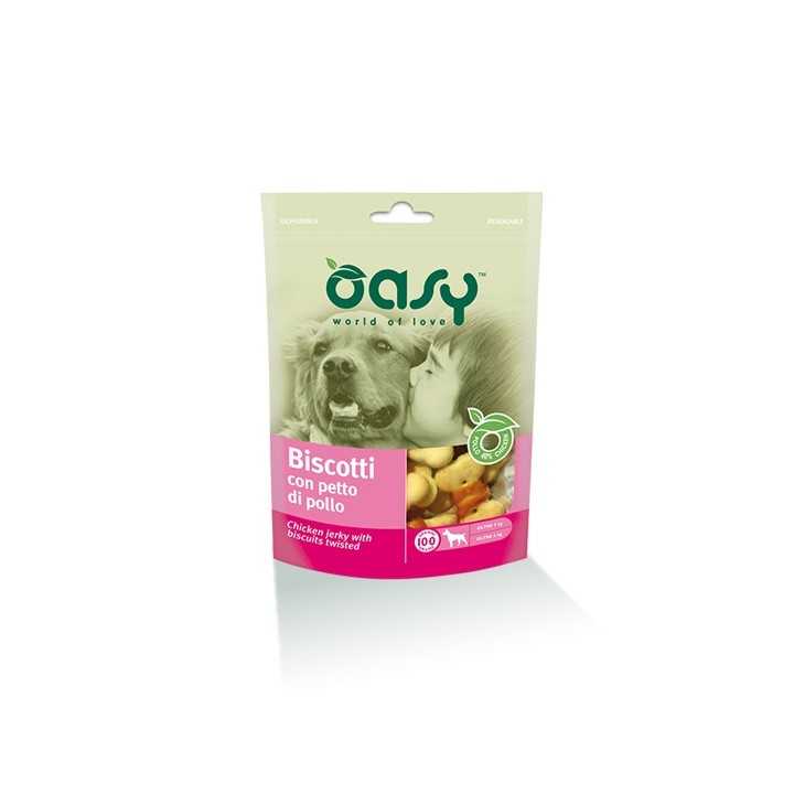 Oasy Dog Snack Biscotti Con Petto Di Pollo 100 Gr.