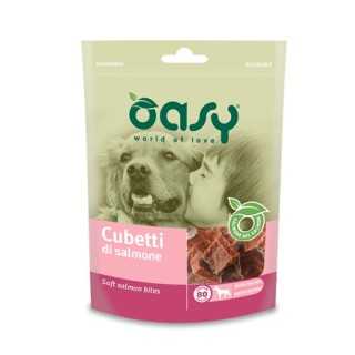 Oasy Dog Snack Cubetti Di Salmone 80 Gr.