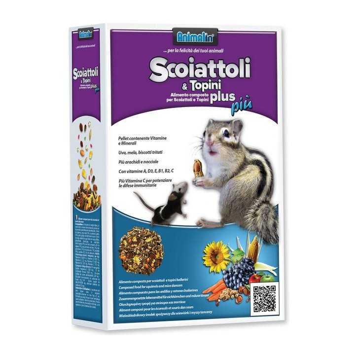 Animal In Mix Scoiattoli E Topini Plus Piu' 800 Gr.