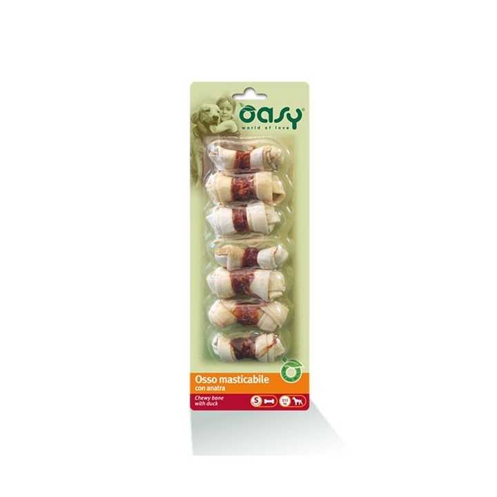 Oasy Dog Snack Ossi Con Anatra Tg. S