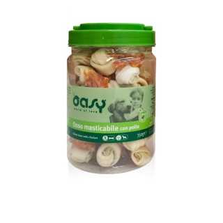 Oasy Dog Snack Ossi Con Pollo Tg. S 350 Gr.
