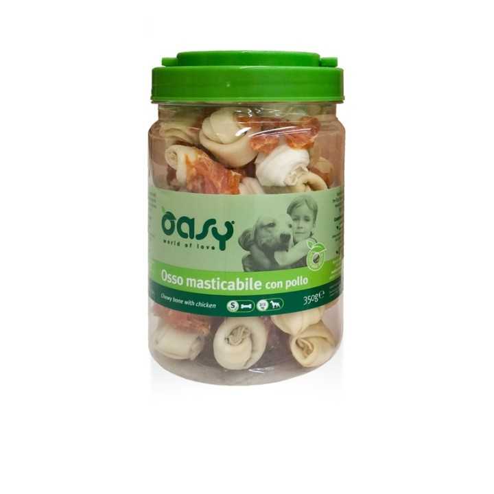 Oasy Dog Snack Ossi Con Pollo Tg. S 350 Gr.