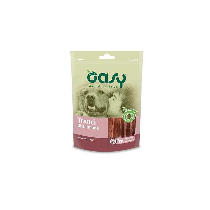 Oasy Dog Snack Tranci Di Salmone 80 Gr.