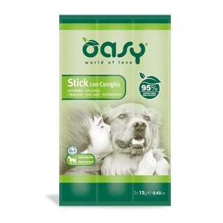 Oasy Dog Stick Con Coniglio 3 X 12 Gr.