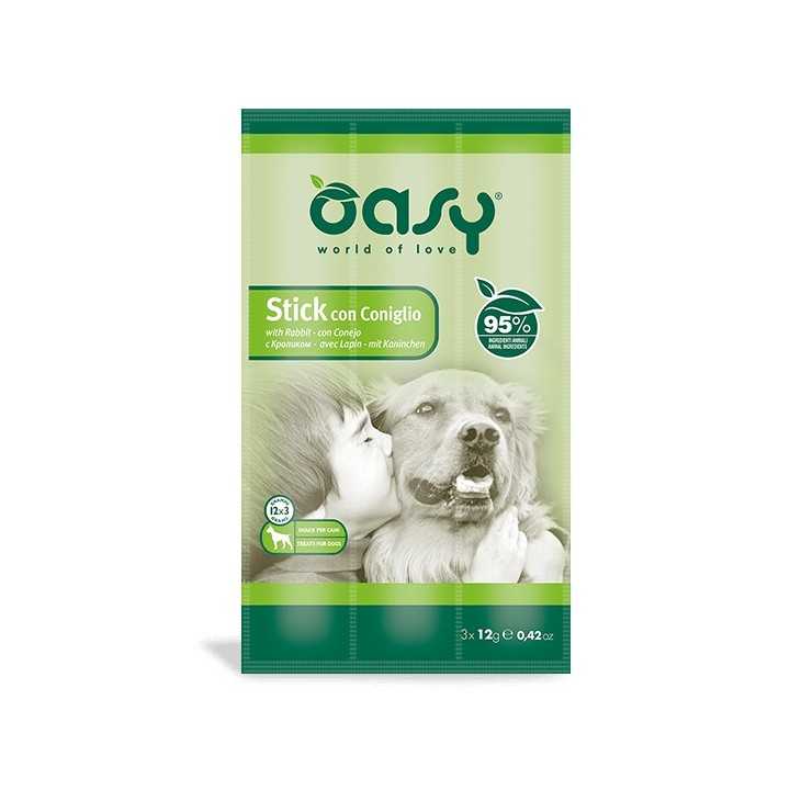 Oasy Dog Stick Con Coniglio 3 X 12 Gr.