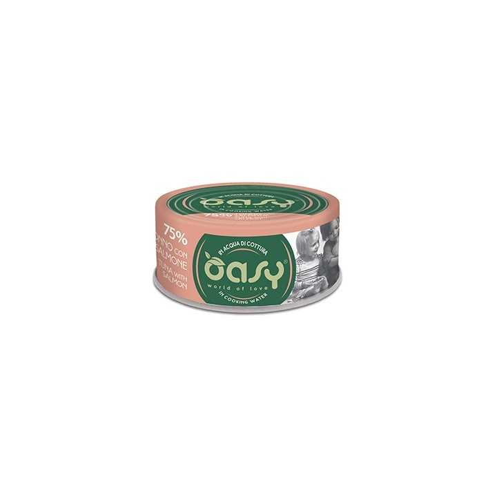 Oasy More Love Acqua Di Cottura Tonno Con Salmone 70 Gr.