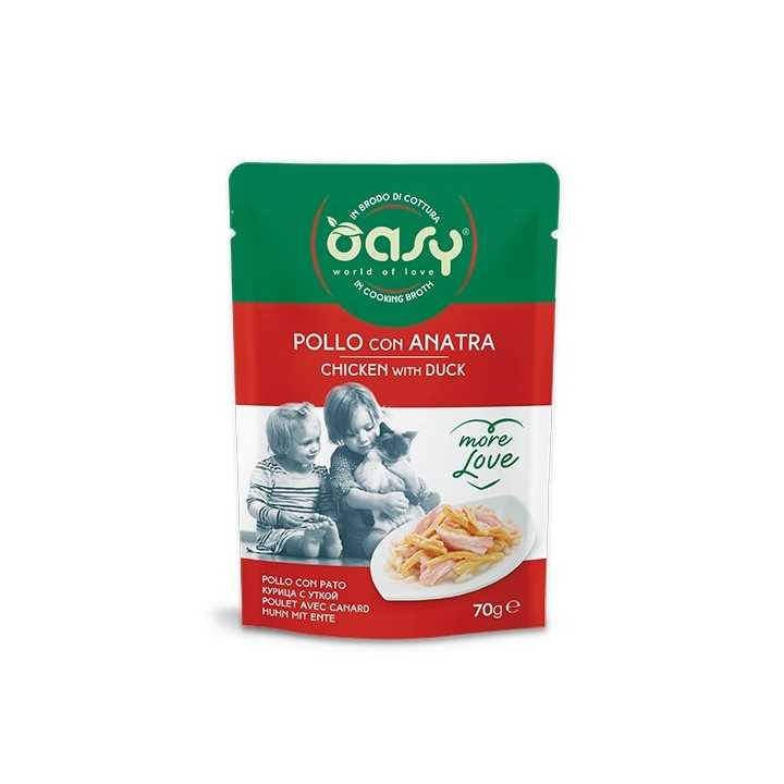 Oasy More Love Brodo Di Cottura Pollo & Anatra 70 Gr.