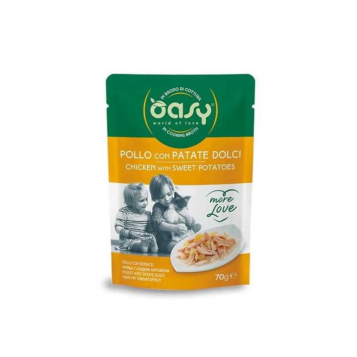 Oasy More Love Brodo Di Cottura Pollo & Patate Dolci 70 Gr.