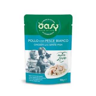 Oasy More Love Brodo Di Cottura Pollo & Pesce Bianco 70 Gr.
