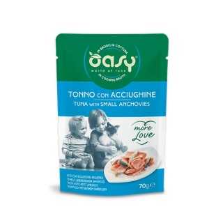 Oasy More Love Brodo Di Cottura Tonno & Acciughine 70 Gr.