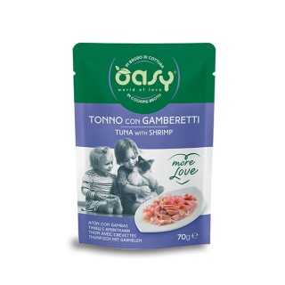 Oasy More Love Brodo Di Cottura Tonno & Gamberetti 70 Gr.