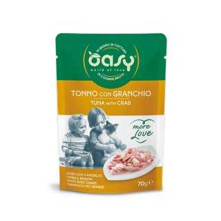 Oasy More Love Brodo Di Cottura Tonno & Granchio 70 Gr.