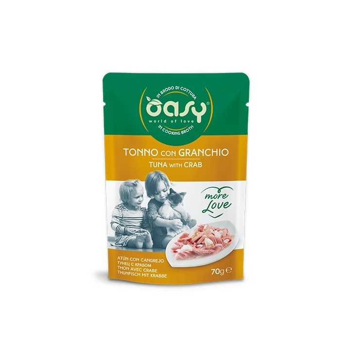 Oasy More Love Brodo Di Cottura Tonno & Granchio 70 Gr.