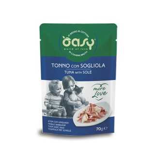 Oasy More Love Brodo Di Cottura Tonno & Sogliola 70 Gr.