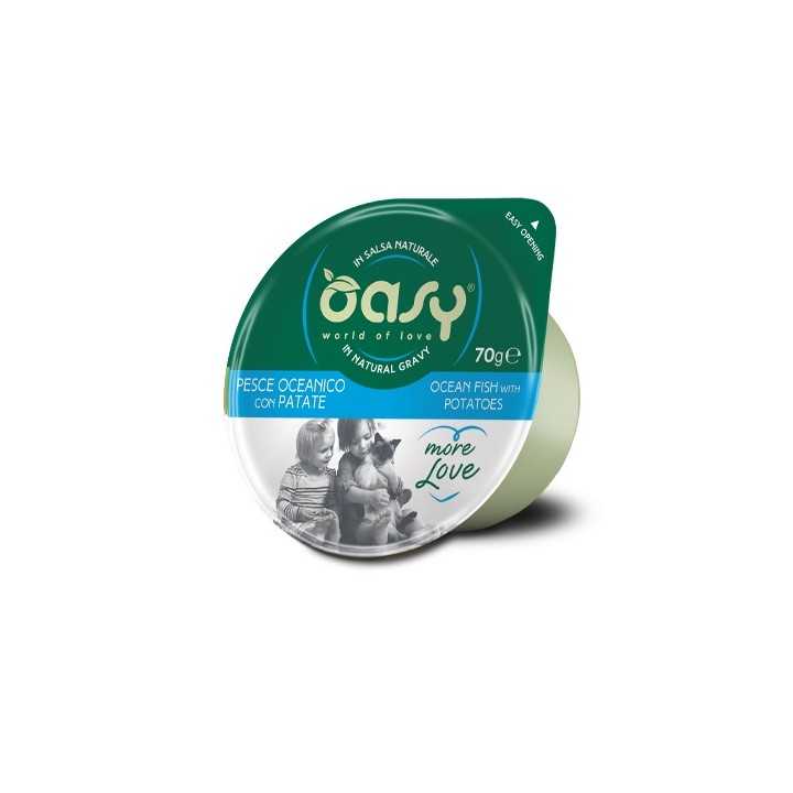 Oasy More Love Salsa Naturale Pesce Oceanico & Patate 70 Gr.