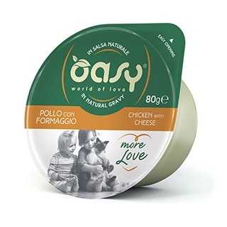 Oasy More Love Salsa Naturale Pollo Con Formaggio 70 Gr.