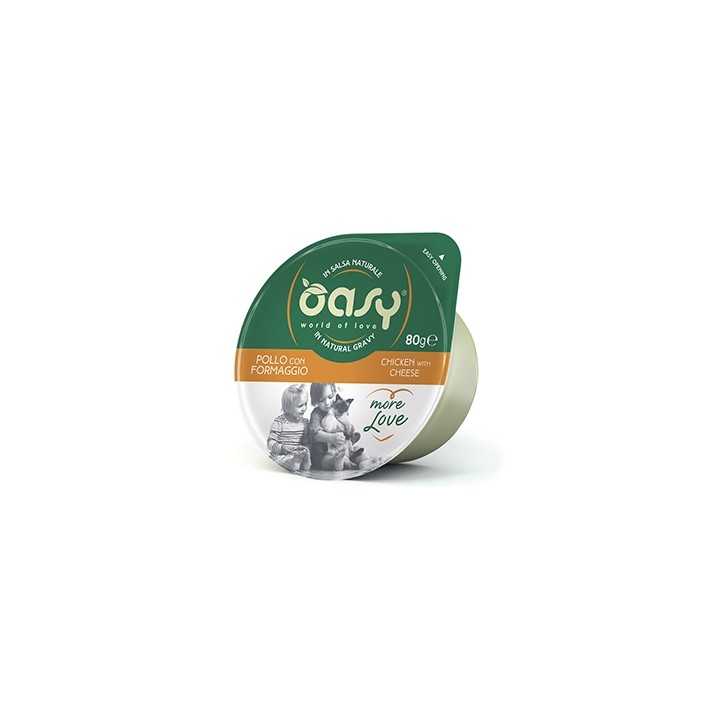 Oasy More Love Salsa Naturale Pollo Con Formaggio 70 Gr.