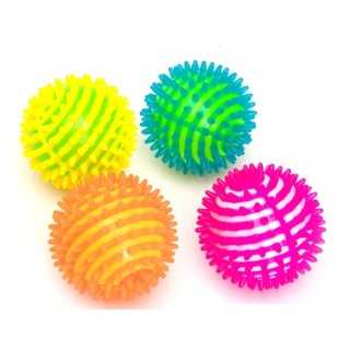 Pallina Appuntita Con Luci Led Diam. 9 Cm.