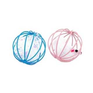 Pallina Con Topolino Tinta Unita Diam. 6 Cm.