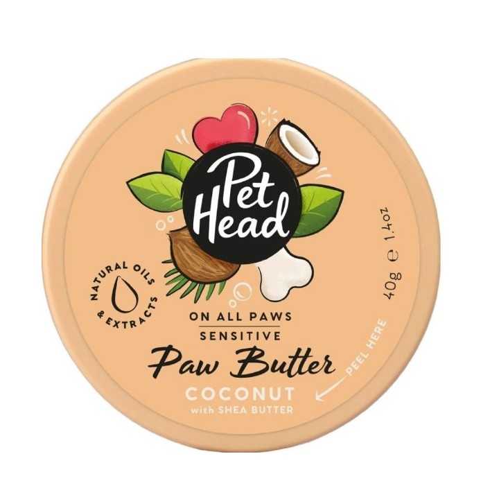 Pet Head On All Paws Paw Butter Balsamo Al Cocco & Burro Di Karite' 40 Gr.