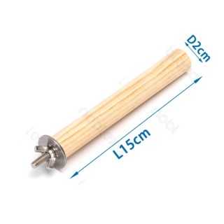 Posatoio Uccelli In Pino ( Diam. 2 X 15 Cm.)