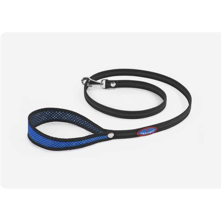 Pratiko Guinzaglio Con Maniglia In Soffice Rete 115 Cm. Blu