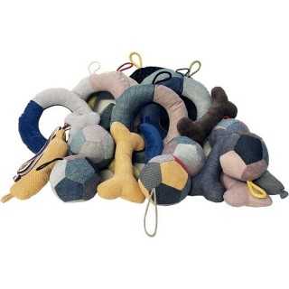 Anteprima Gioco Per Cani In Tessuto Certificato (Fatto A Mano)