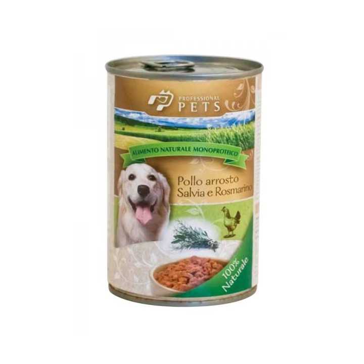 Professional Pets Dog Pollo Arrosto, Salvia & Rosmarino 400 Gr.