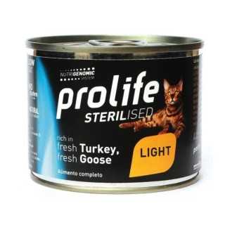 Prolife Cat Sterilised Light Tacchino & Oca 200 Gr.
