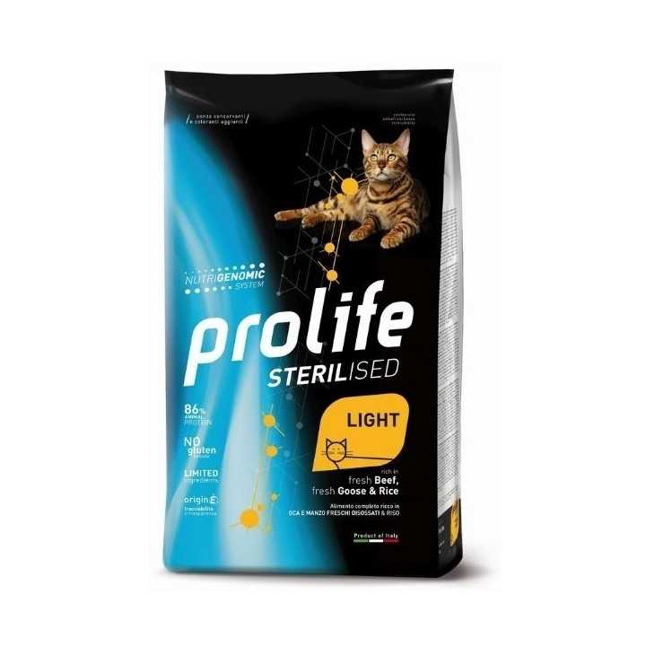 Prolife Cat Sterilized Light Manzo, Oca & Riso 400 Gr.