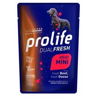 Prolife Dog Adult Dual Fresh Mini Manzo & Oca 100 Gr.