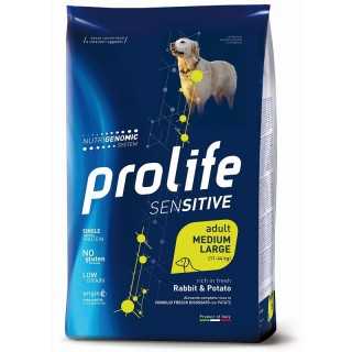 Prolife Dog Adult Sensitive Medium/Large Coniglio & Patate 10 Kg.