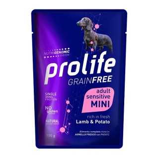 Prolife Dog Adult Sensitive Mini Agnello & Patate 100 Gr.