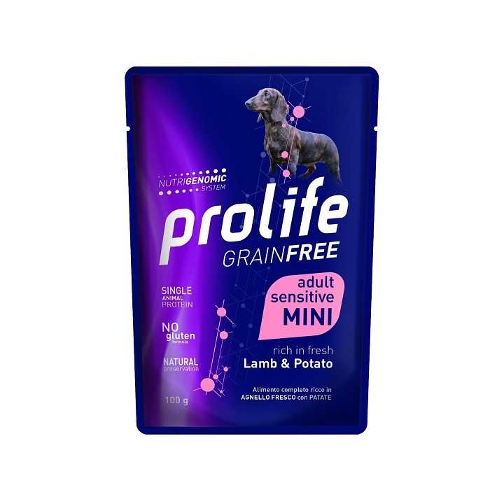 Prolife Dog Adult Sensitive Mini Agnello & Patate 100 Gr.