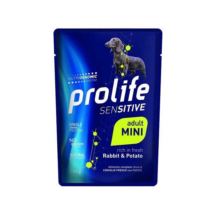 Prolife Dog Adult Sensitive Mini Coniglio & Patate 100 Gr.