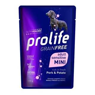 Prolife Dog Adult Sensitive Mini Maiale & Patate 100 Gr.