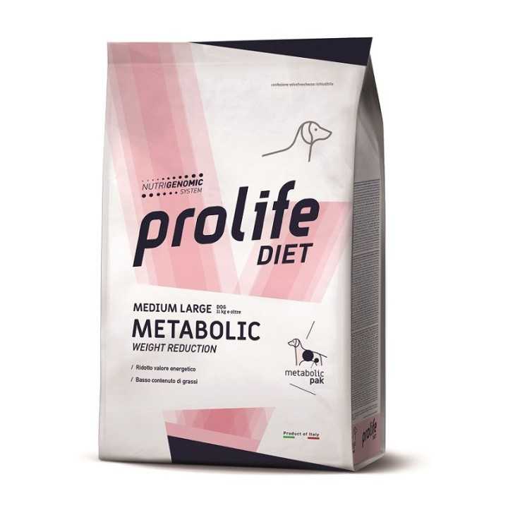 Prolife Dog Diet Medium/Large Metabolic 2 Kg.