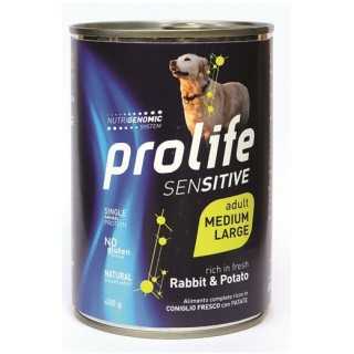 Prolife Dog Sensitive Adult Medium/Large Coniglio & Patate 400 Gr.