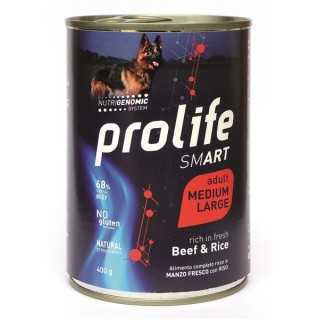 Prolife Dog Smart Adult Medium/Large Manzo & Riso 400 Gr.